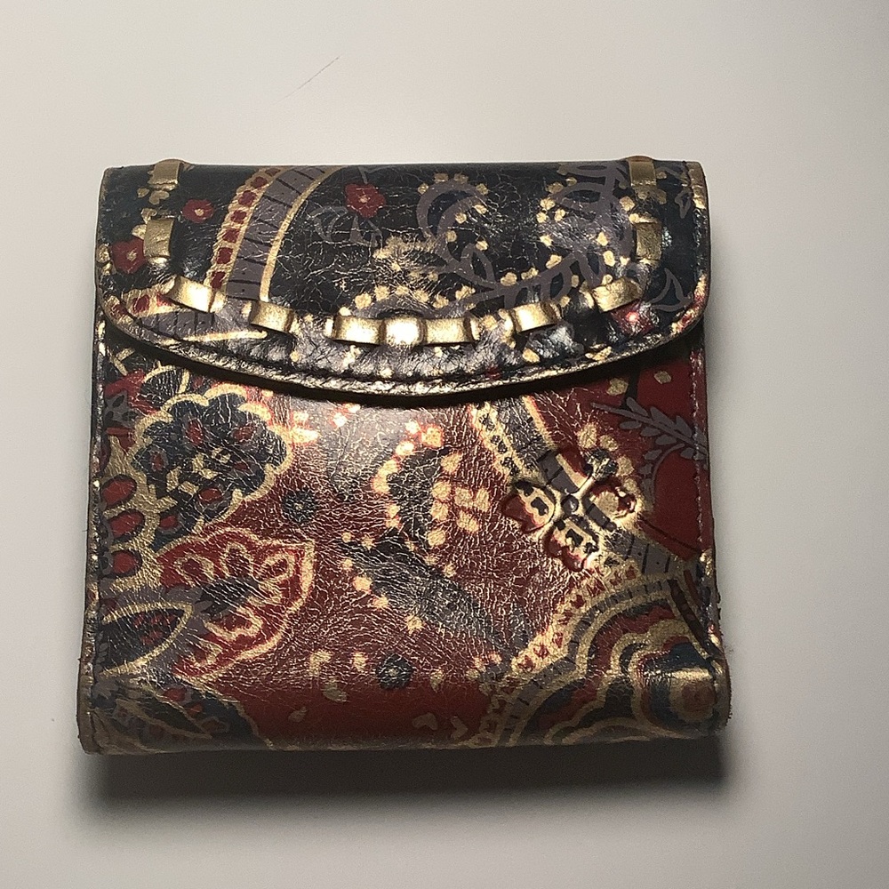 Patricia Nash Elegant Red and Gold Women's Wallet